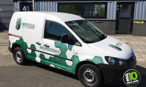 P Wuister Bouw autobelettering VW Caddy
